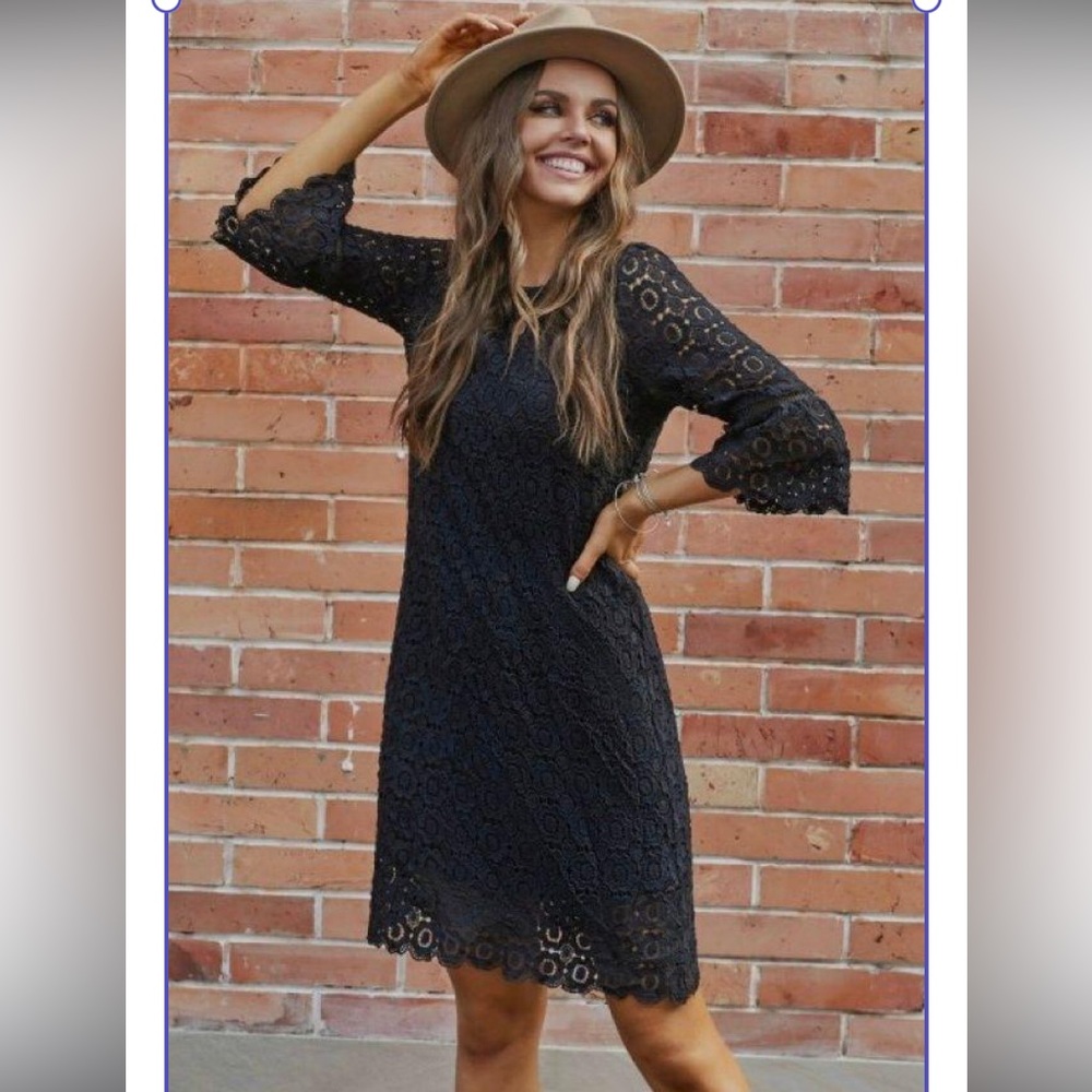 NWT Lace Vintage Midi Dress